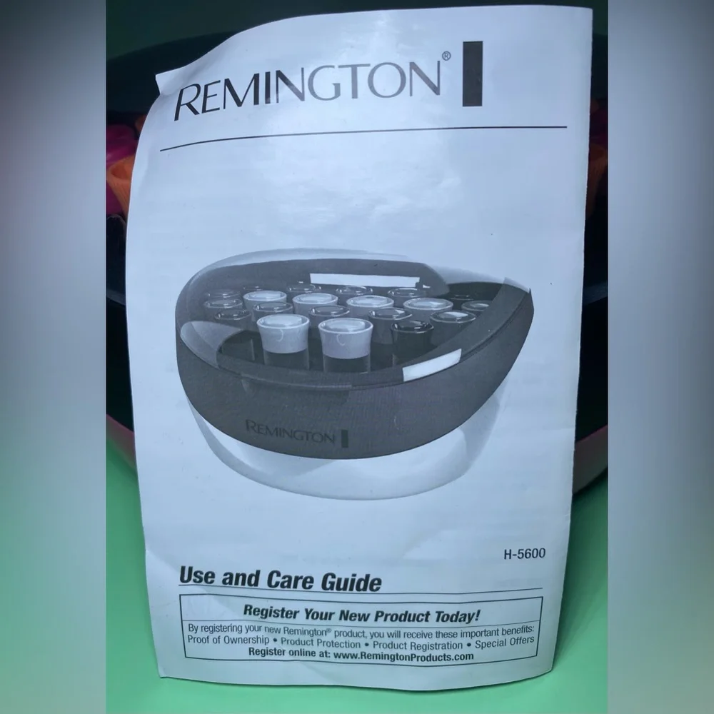 Remington H-5600 Ionic‎ Conditioning Hair Setter 20 Heated Rollers with Clips